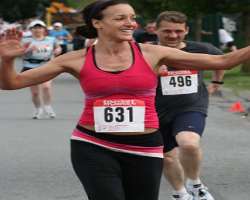 The actress has taken part in several triathlons.